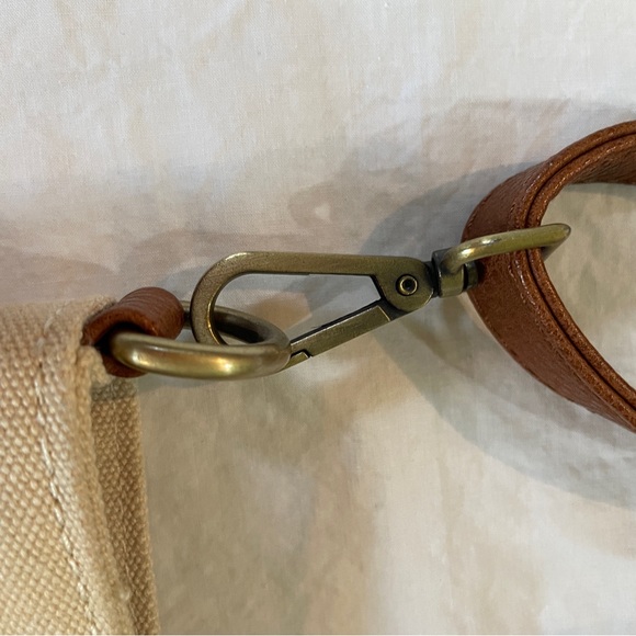 Free People Vegan Leather and Canvas Tote - Picture 6 of 7